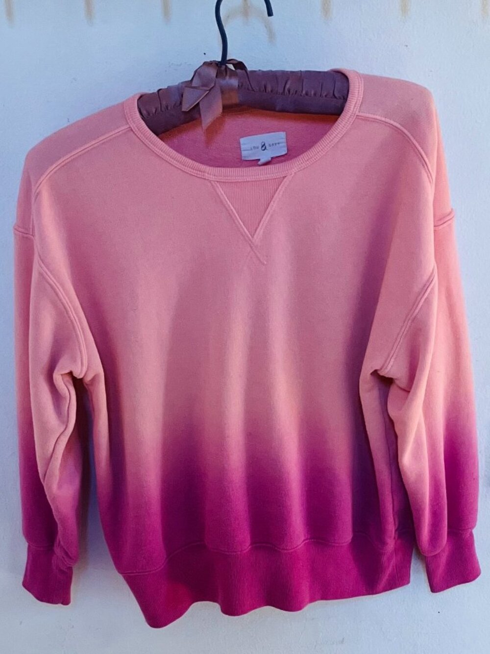Pink Ombre Sweatshirt
